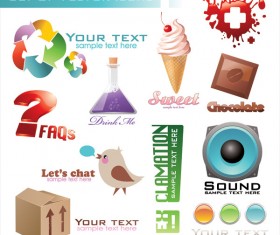 3D icon vector vector