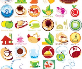 Diet graphic icons vector
