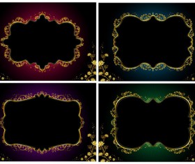 Ornate gold Border vector