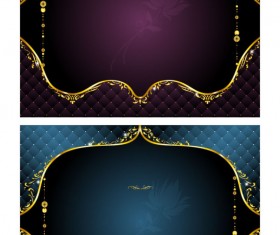 Gorgeous golden Border vector