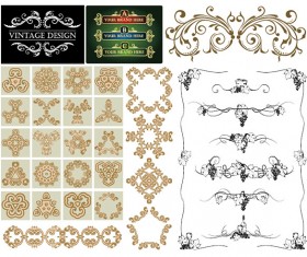 Modern Border Floral vector