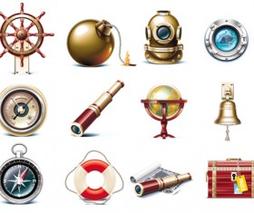 Marine tourism Icon vector