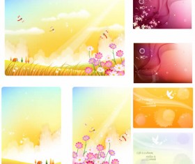 Color text dialog frames vector