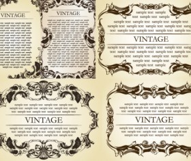 Ornate gorgeous border vector