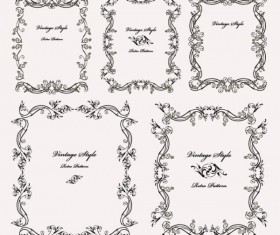 Modern Border beautiful vector