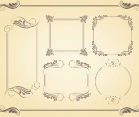 Classic frame vector