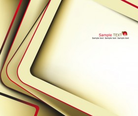 Simple line frame vector