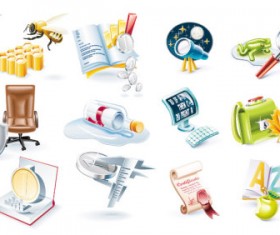 3D icon vector vector