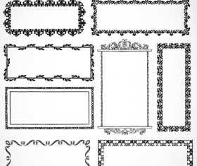 Ornate floral frame 2 vector