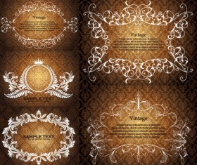ornate Decorative border vector