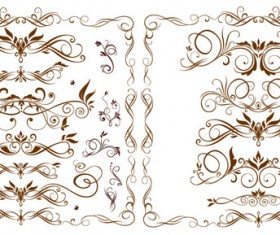 Ornate fashion Border vector