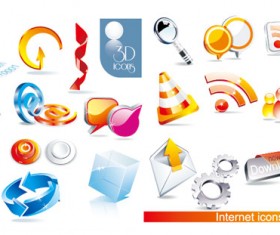 3D icon vector vector