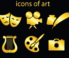Art icon vector vector