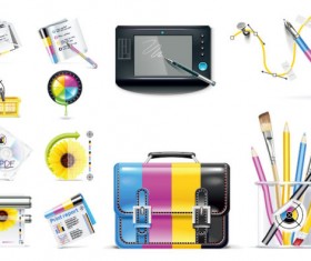 Special icon design elements vector