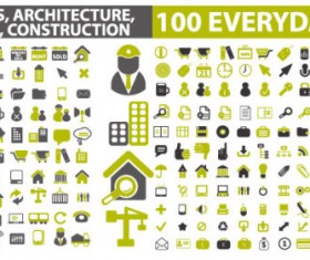 Architectural Creative icons vector