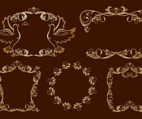 Ornate gorgeous Border vector