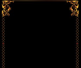 Ornate gold Border vector