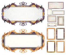 Ornate border vector