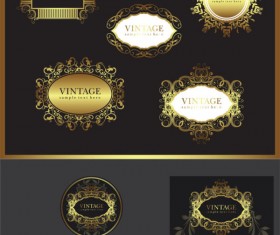 Ornate floral frame vector
