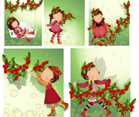 Ornate floral frame vector