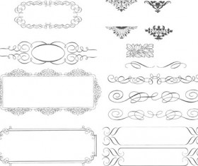 Simple Border decoration vector