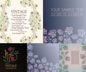 Decorated with floral Border vector