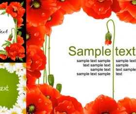 Fresh Border frames vector