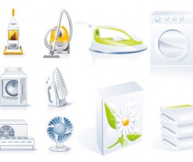 Household appliances Icon vector