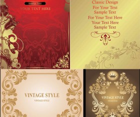 Noble antique frame vector