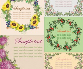 Fresh Border frames vector