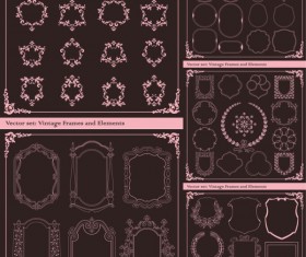 Ornate antique Border vector