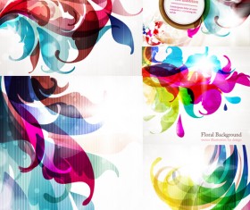 Technical background color vector material