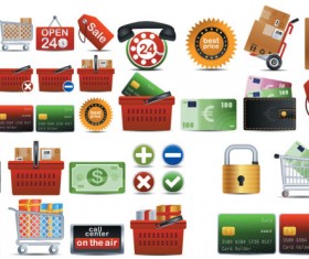 Shopping Creative icons vector