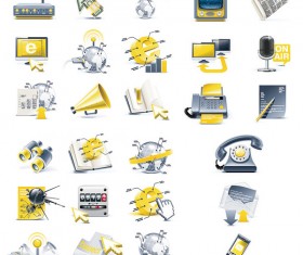 Technology 3D Icon vector