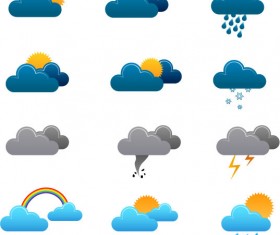 Weather icon vector vector