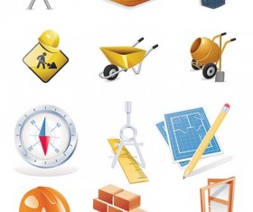 Construction site Icon vector