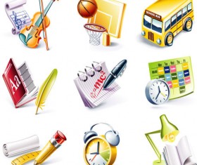 Campus Creative icons vector