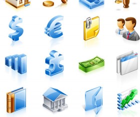 Financial icon vector vector