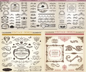 Ornate classic floral Border vector