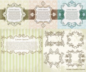 Beautiful floral Border vector