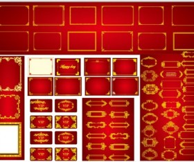 A variety of Border vector