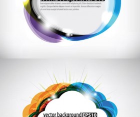 cloud shape border vector