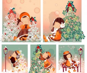 Ribbon frames 2 vector