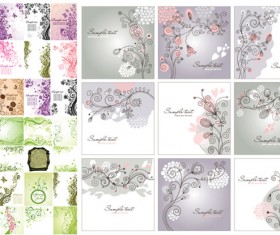 Colorful plant background design vector