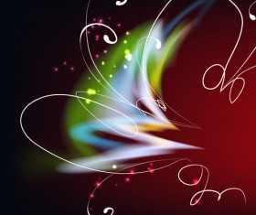 light with Flowers Backgrounds set 03