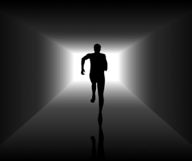 Tunnel and light design elements vector 03