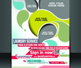 Business flyer and brochure cover design vector 01