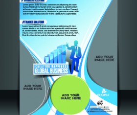 Business flyer and brochure cover design vector 10