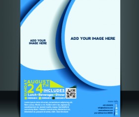 Business flyer and brochure cover design vector 11