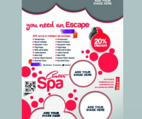 Business flyer and brochure cover design vector 14